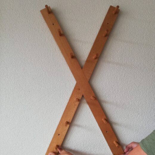 Smalle kapstok hout X