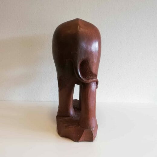 Houten Aziatische olifant 60 cm
