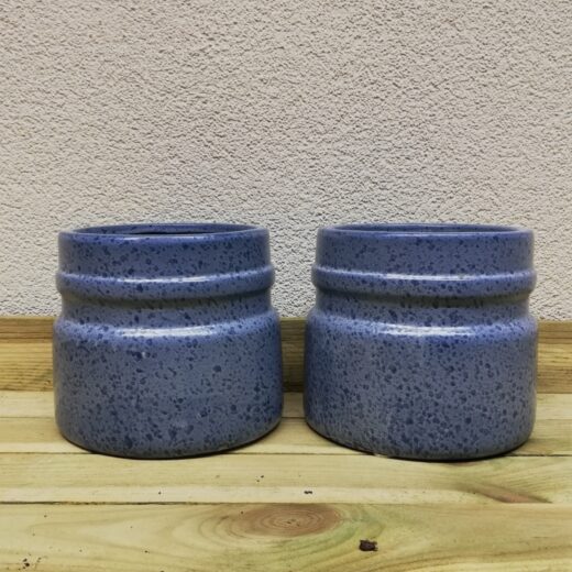 Blauwe bloempotten voor binnen