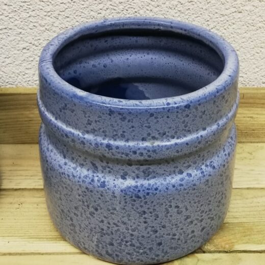 Blauwe bloempotten voor binnen