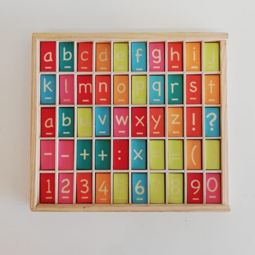Houten letterdoos