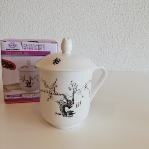 Chinese theebeker met deksel