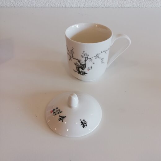 Chinese theebeker met deksel