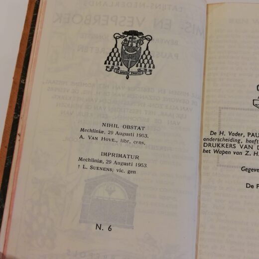 Latijns-Nederlands Mis- en Vesperboek