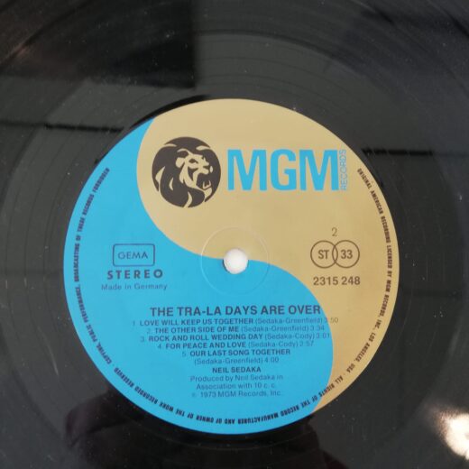 LP Neil Sedaka - The tra-la days are over
