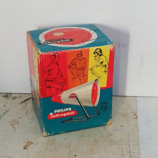 Vintage Philips infrarood lamp in originele doos