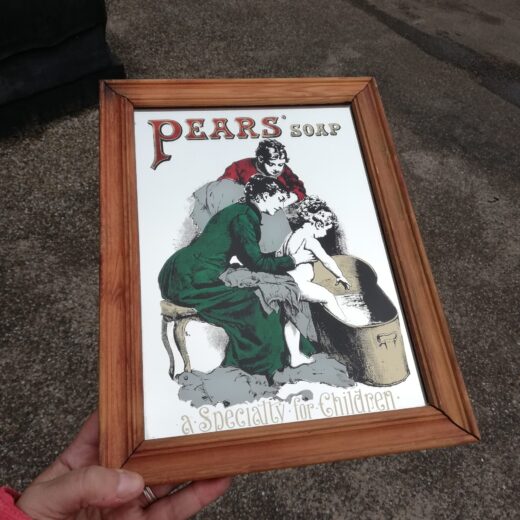 Vintage spiegel Pears soap