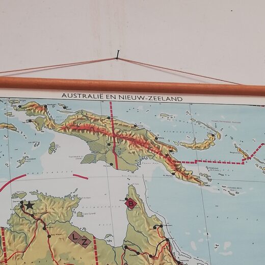 Schoolplaat Australië en Nieuw-Zeeland