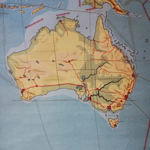 Schoolplaat Australië Bos-Zeeman