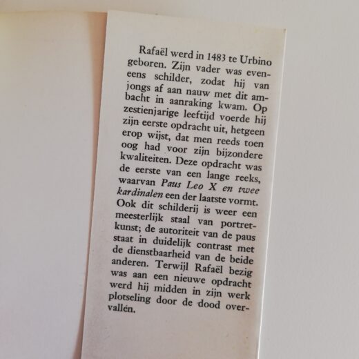 Rafael - Contact kunst pockets 30