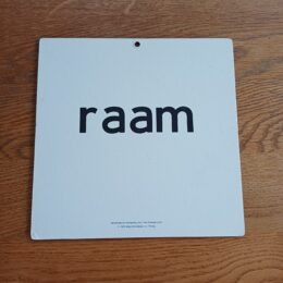 Raam - Vintage wandplaat Veilig leren lezen