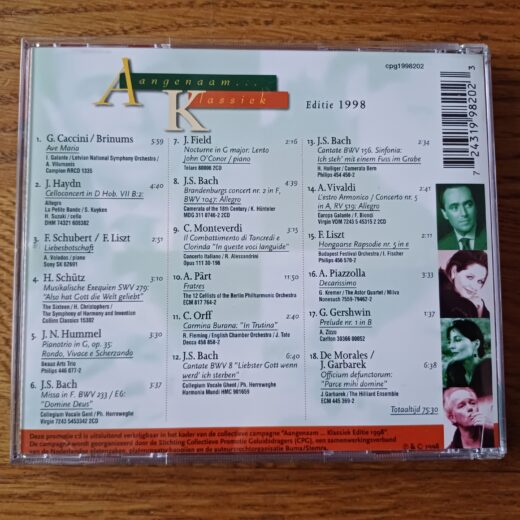 CD Aangenaam klassiek 1998