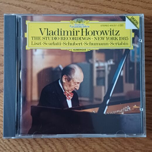 CD Vladimir Horowitz The studio recordings - New York 1985