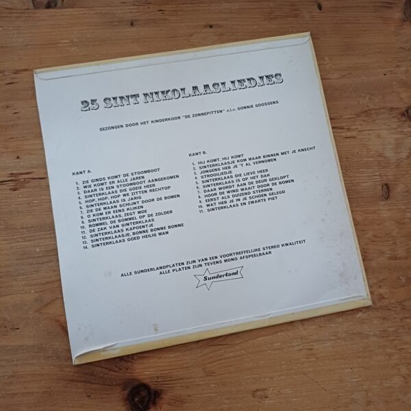 LP 25 Sint Nikolaasliedjes