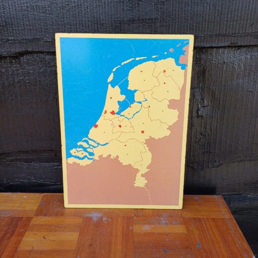 Aardrijkskundekaart van Nederland