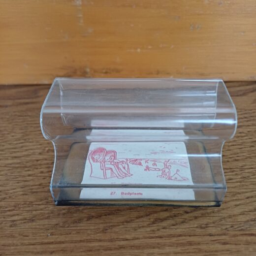Oude schoolstempel Badplaats