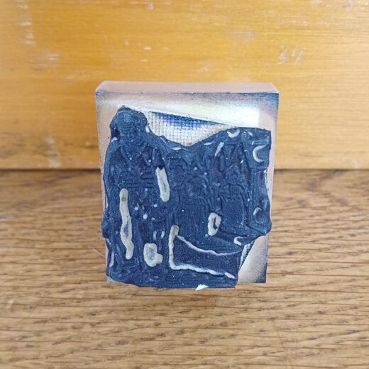 Oude schoolstempel Volendam