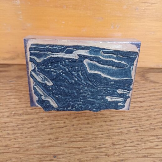 Oude schoolstempel De klifkust van Gaasterland