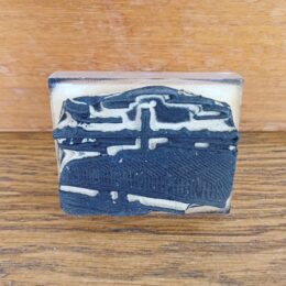 Oude schoolstempel van warenhuizen