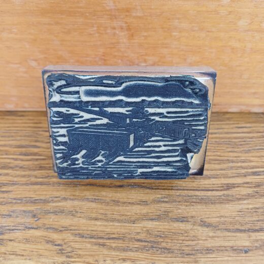 Oude schoolstempel Caissons