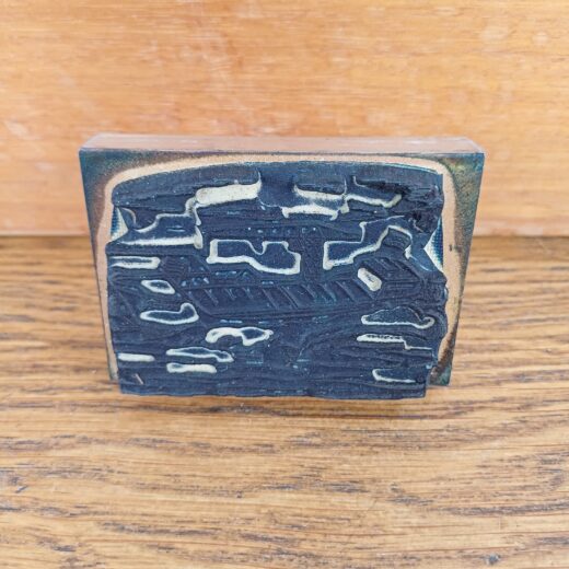 Oude schoolstempel tewaterlating kustvaarder