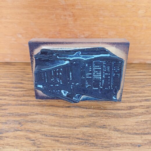 Oude schoolstempel Export boter (of haring)