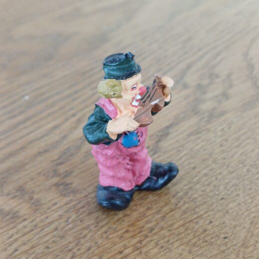 Clowntje met viool