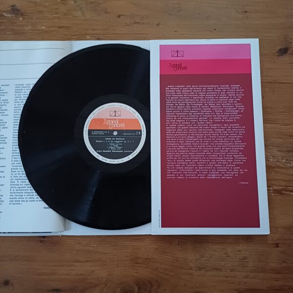 LP Beethoven Michelangeli Grandi Concerti