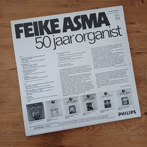 LP Feike Asma 50 jaar organist