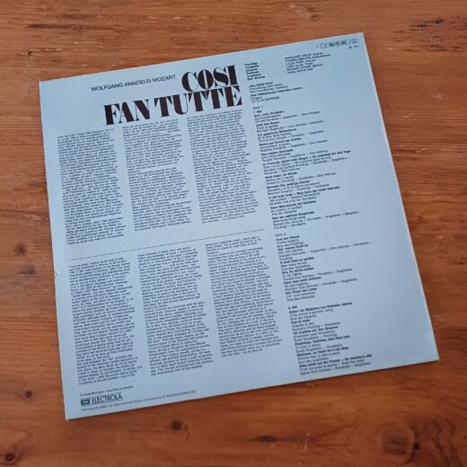 LP Cosi fan Tutte
