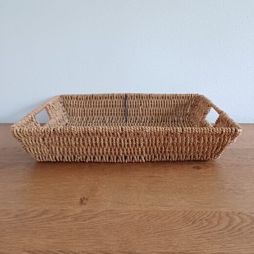 Rieten dienblad