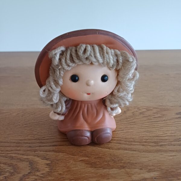 Vintage spaarpot meisje