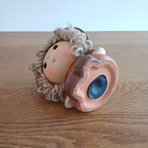 Vintage spaarpot meisje