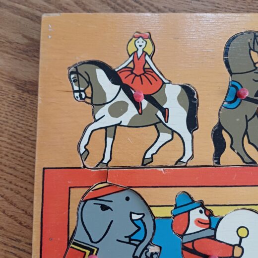Vintage Ravensburger puzzel circus 1977