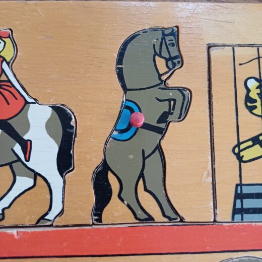 Vintage Ravensburger puzzel circus 1977