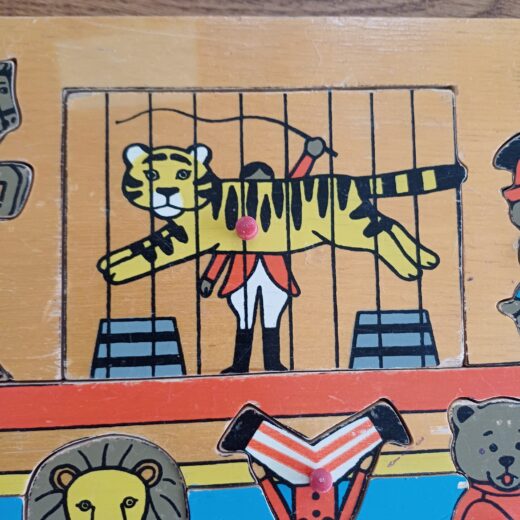 Vintage Ravensburger puzzel circus 1977