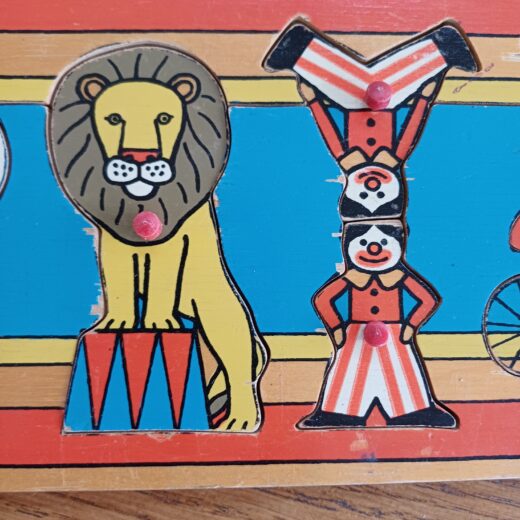 Vintage Ravensburger puzzel circus 1977