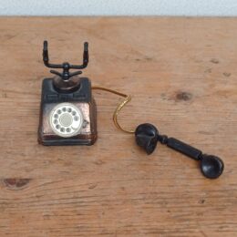 Ouderwetse telefoon - decoratieve puntenslijper