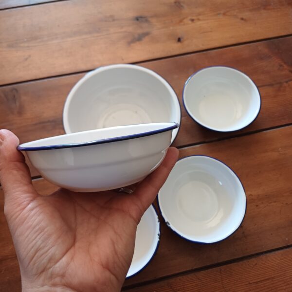 Set emaille schaaltjes
