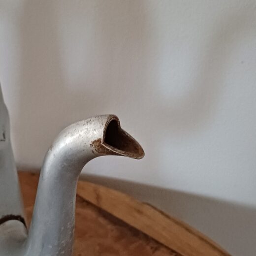 Vintage aluminium koffiekan Almo