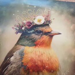 Art print roodborstje