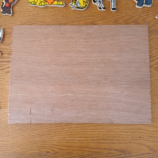 Vintage puzzel dieren