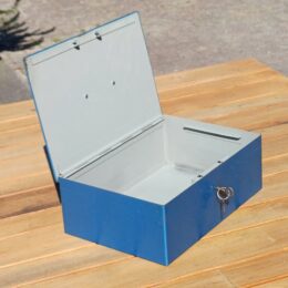 Vendex geldkistje blauw