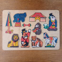 Vintage puzzel circus