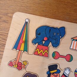 Vintage puzzel circus