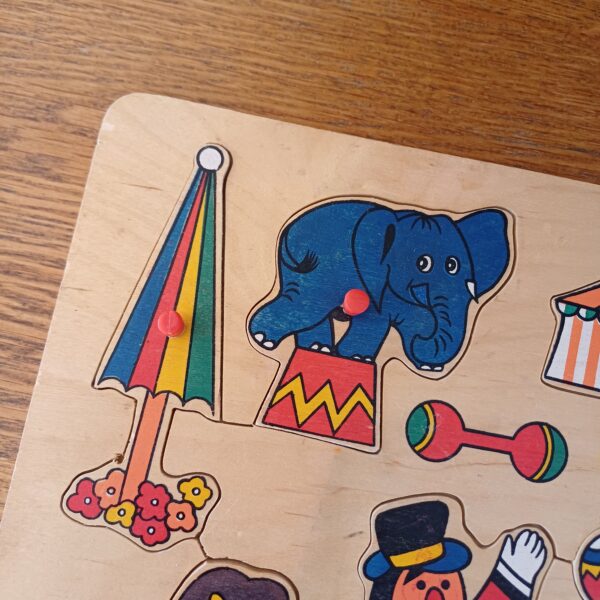 Vintage puzzel circus
