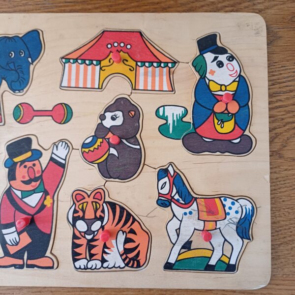 Vintage puzzel circus