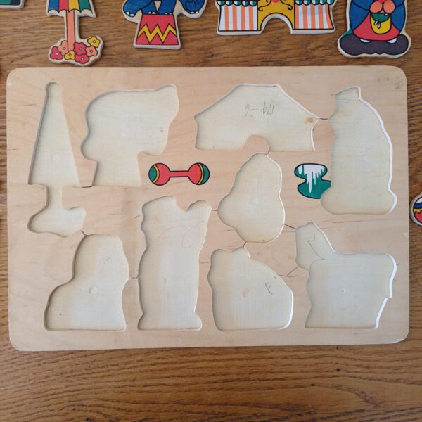 Vintage puzzel circus
