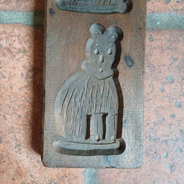 Oude speculaasplank met 3 dieren