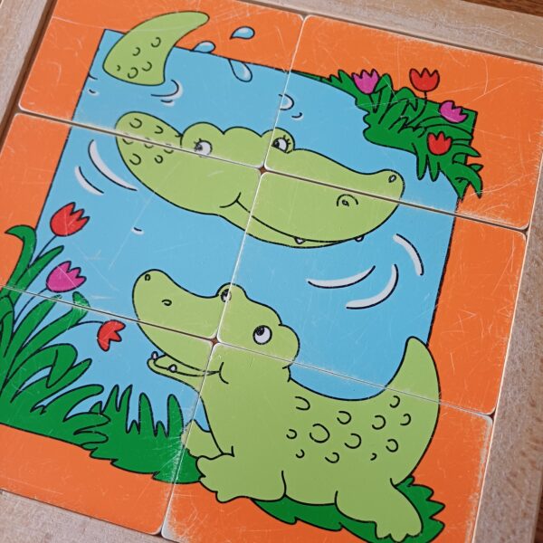 Educo puzzel krokodil met jong